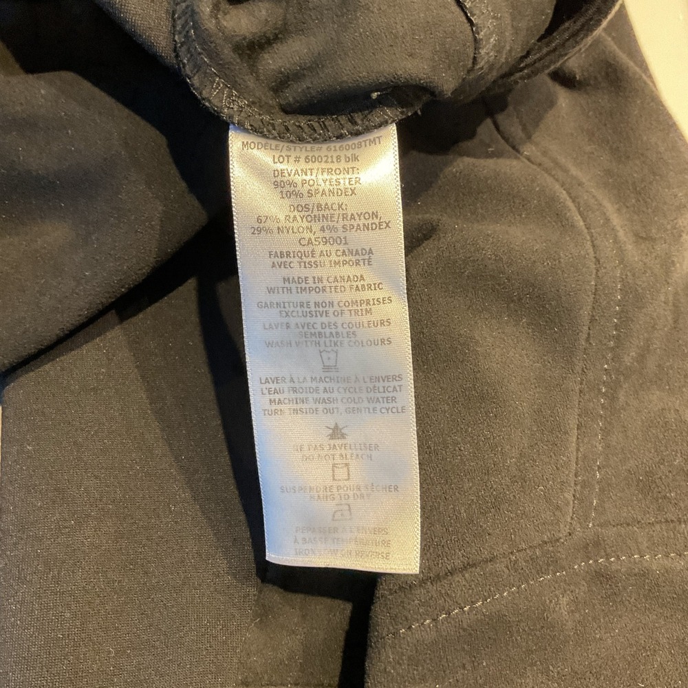 I Love Tyler Madison Pants Womens S Black Excellent Faux Suede Front 616008TMT - Picture 4 of 6
